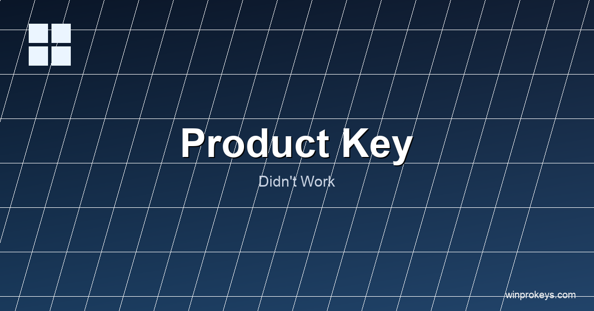Fix "Product Key Didn't Work" Error in Windows (2026)