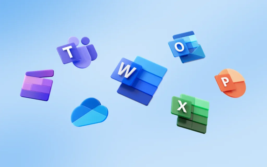 Word, Excel, PowerPoint, Outlook, OneDrive y más