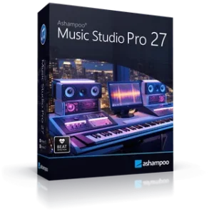 Ashampoo Music Studio Pro 27 software box
